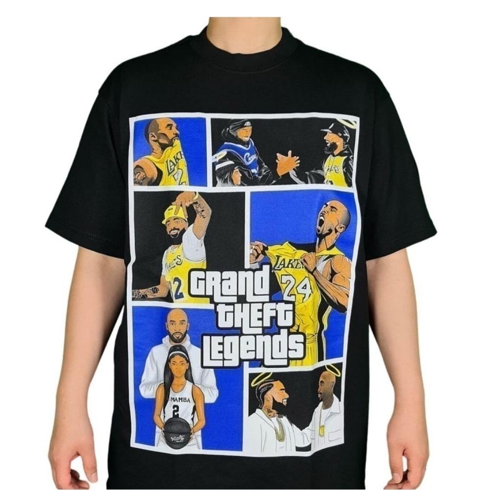 Grand Theft Legends Printed T-Shirts (Black)
2XL.  Excellent Condition